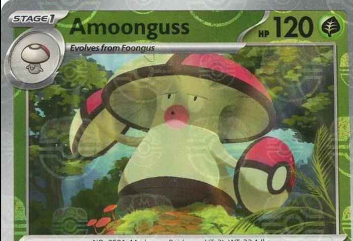 Black Bolt Amoonguss [Master-Ball] Pokémon card